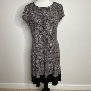 3/$30! Connected Apparel scoop neck cap sleeve fit and flare dress size 10
